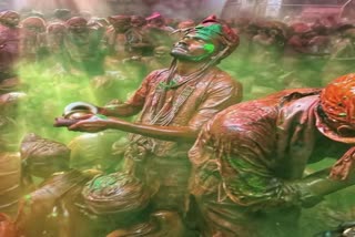 Holi Festival At Vrindavan Mathura