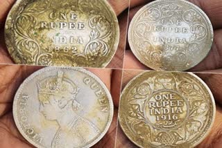 Queen Victoria time coins recovered