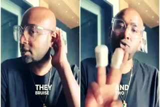 Shocking Video: Singer Benny Dayal hit by a Drone Camera.!