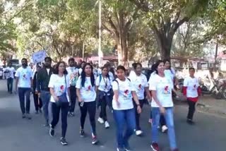 walkathon for world women's day in yelahanka