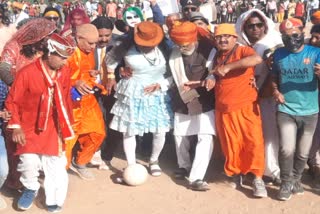 Phaganiya football match in Bikaner