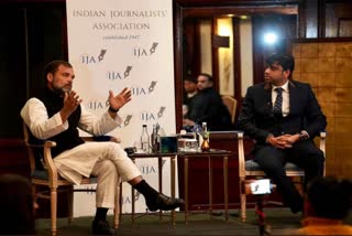 Rahul Gandhi on upcoming 2024 election  upcoming 2024 election and Opposition unity  Oppositions are ready to fight against BJP  ight against BJP with one basic idea  Indian Journalists Association  Indian Journalists Association meet in London  ഇന്ത്യയിലെ പ്രതിപക്ഷ പാര്‍ട്ടികള്‍  പ്രതിപക്ഷ പാര്‍ട്ടികള്‍  പ്രതിപക്ഷ പാര്‍ട്ടികള്‍ ബിജെപിയക്കാള്‍ ശക്തം  ലണ്ടനില്‍ മാധ്യമപ്രവര്‍ത്തകര്‍  മാധ്യമപ്രവര്‍ത്തകര്‍ക്ക് മുന്നില്‍ മനസുതുറന്ന്  രാഹുല്‍ ഗാന്ധി  രാഹുല്‍  2024 ലെ ലോക്‌സഭ തെരഞ്ഞെടുപ്പില്‍  ബിജെപിക്കെതിരെ പോരാടുന്നതില്‍  ഇന്ത്യന്‍ ജേര്‍ണലിസ്‌റ്റ്‌സ് അസോസിയേഷന്‍  കോണ്‍ഗ്രസ് മുന്‍ അധ്യക്ഷന്‍ രാഹുല്‍ ഗാന്ധി  കോണ്‍ഗ്രസ്  ബിജെപി