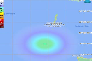 earthquake occurred in the Nicobar islands