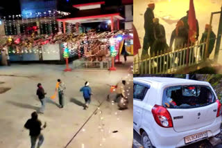 Hooligan tourists from Punjab pelt stones at houses, thrash people in Manikaran, probe on