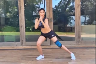 Shilpa Shetty posts cardio workout