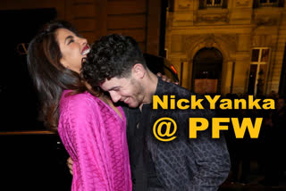 Priyanka Chopra Nick Jonas at Paris Fashion Week 2023