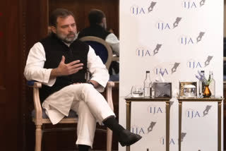 Union minister Anurag Thakur said Congress leader Rahul Gandhi had become a storm of controversies and accused him of defaming the country to hide his failures.