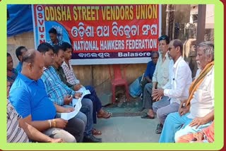 odisha street vendor union press conference