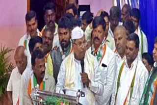 Leader of Opposition Siddaramaiah