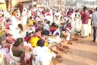 Pongala festival at Attukal Bhagavathy Temple in Kerala