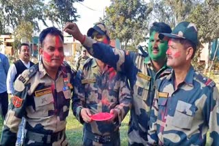 Bsf celebrated holi