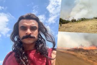 flim location fire  Kasargod movie locations  Ajayante Randam Moshanam location set caught fire  Ajayante Randam Moshanam location set  Ajayante Randam Moshanam location  Ajayante Randam Moshanam  അജയന്‍റെ രണ്ടാം മോഷണം സെറ്റില്‍ തീപിടിത്തം  അജയന്‍റെ രണ്ടാം മോഷണം  ടൊവിനോ തോമസ് സിനിമയുടെ സെറ്റില്‍ തീപ്പിടുത്തം  ടൊവിനോ തോമസ്  Tovino Thomas wrap up Ajayante Randam Moshanam  Tovino Thomas in triple role