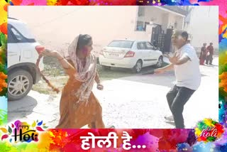 koda maar holi in haryana