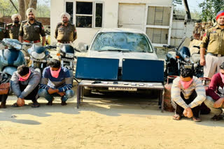 The police arrested the robbers in Barnala