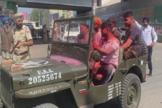 Moga police took action against those who rioted on the occasion of Holi