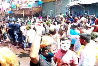 Holi celebrated in Bilaspur