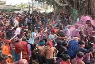 Holi celebration like Vrindavan in Begusarai