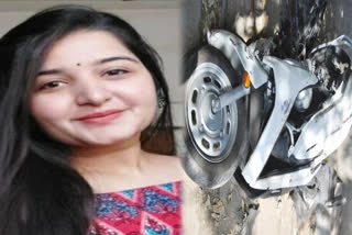Girl died in Scooty accident