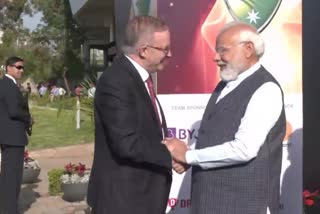 PM Modi At Narendra Modi Stadium