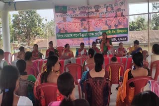 womens day celebration in jonai