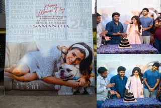 samantha re entry in kushi sets