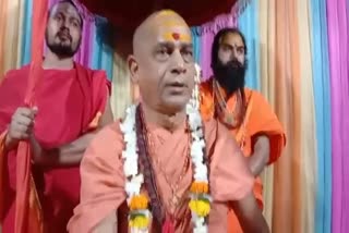 Shankaracharya Sadanand Saraswati of Dwarka Sharda Peeth in Jamshedpur