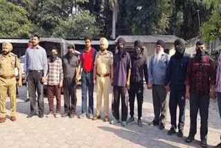 Ludhiana police arrested the gangsters of the international group