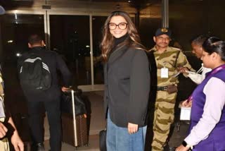 Deepika Padukone jets off to LA for Oscars 2023, Ranveer Singh comes to drop wifey at airport