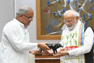 CM Baghel met PM Modi