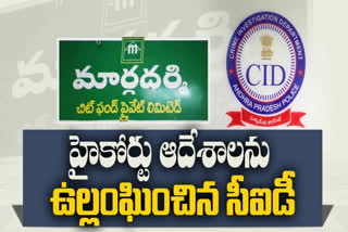 CID raids at margadharsi offices
