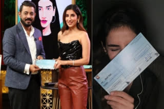Actress Parul Gulati takes home Rs 1 cr cheque from 'Shark Tank India 2'