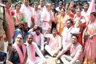 BRS stages protest at ED office in Hyderabad; complaints lodged against Telangana BJP chief