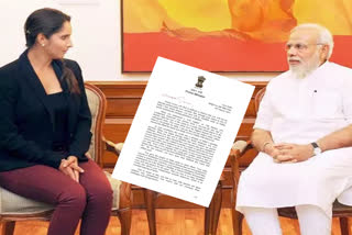 PM Modi writes to Sania