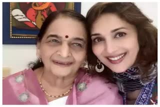 madhuri dixit mother