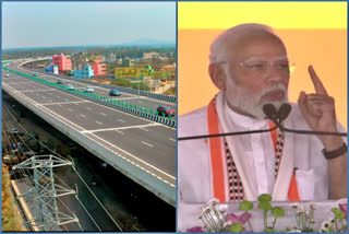 PM Modi unveils Rs 8,480 Cr Expressway ahead of Karnataka Polls