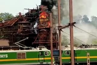 Fire at NMDC loading plant in Dantewada