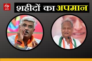 Gajendra Singh Alleged Gehlot Government