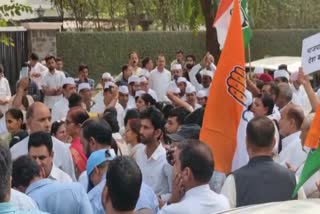 Congress protests in Haryana