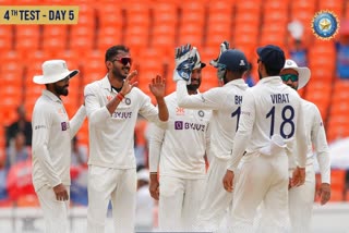 India vs Australia 4th Test Match drawn