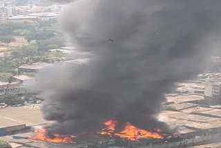 massive fire broke out in mumbai