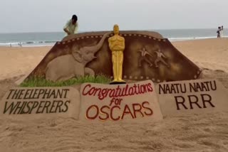 Sand artist Sudarshan Patnaik