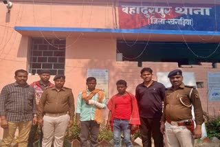 खगड़िया में तेलंगाना पुलिस की कार्रवाई