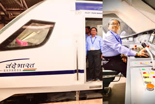 Asia's first woman loco pilot Surekha Yadav operates Vande Bharat Express