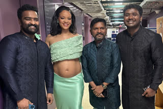 Naatu Naatu Singers with Rihanna