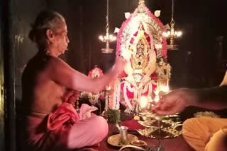 Sunlight enters into Mahalakshmi  Temple