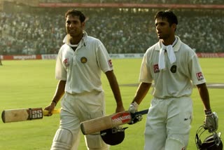 VVSLaxman  and Rahul Dravid remembering  test match