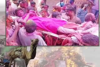 RIDE OF DEAD BODY TRADITION ON SHEETALA ASHTAMI IN BHILWARA