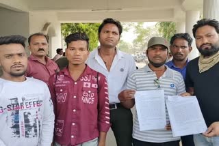 NTPC worker complaint against contractor in korba