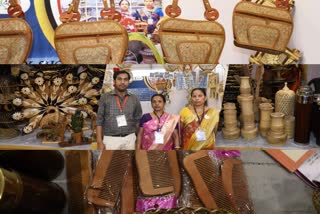 Tripura women bamboo handicraft