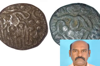 Chola period coin has been identified through the teacher archeology training held in Madurai